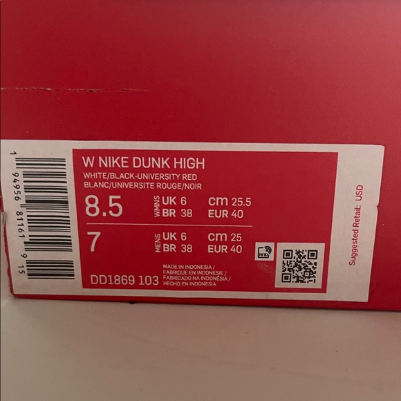 NIB- Nike High Dunks Pandas Men/Women Black and White - Picture 13 of 13